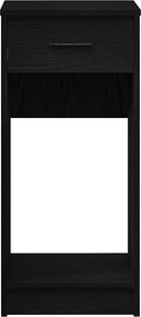 vidaXL Πύργος υπολογιστή με συρτάρι Μαύρο 35x45x77 cm