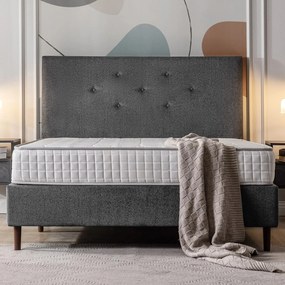 Stewehome Κλασικό Στρώμα με Ελατήρια Διπλό Λευκό 140x190x2.2 cm