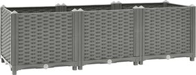 vidaXL Ζαρντινιέρα 120 x 40 x 38 εκ. από Πολυπροπυλένιο
