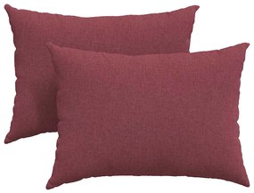 vidaXL Μαξιλάρι Καναπέ 2 pcs Κόκκινο 70 x 50 cm ύφασμα