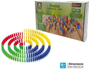 Επιτραπέζιο Παιχνίδι Ντόμινο Πλαστικό 24x14x3.5cm Σετ 120Τμχ Για 6  Ετών