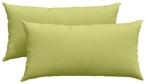 vidaXL Μαξιλάρι Καναπέ 2 pcs Ανοιχτό Πράσινο 80 x 40 cm ύφασμα