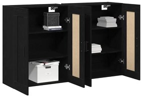 vidaXL Ντουλάπα τοίχου Επιτοίχιο 2 pcs artisan δρυς 160 x 34 x 90 εκ