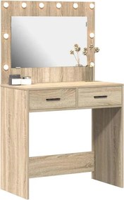vidaXL Τραπέζι περιποίησης Δρύς Sonoma 78,5 x 41 x 135 εκ