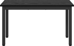 vidaXL παγκάκι Μαύρη Οξυά 80 x 35 x 45 cm Επεξεργασμένο ξύλο