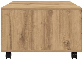 vidaXL Τραπεζάκι Σαλονιού Αρτισιανή Δρυς 60x60x38 εκ. Επεξ. Ξύλο