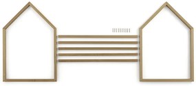 Aria Premium Κρεβατι / Σπιτακι Montessori Μπεζ 88x138-168x132cm