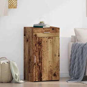 vidaXL Πλαϊνό γραφείο Παλιό ξύλο 50 x 42,5 x 93 εκ.