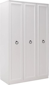 Τριφυλλη Ντουλαπα Λευκο GRD 52x103x185