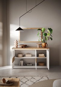 Έπιπλο Τηλεόρασης Ανθρακί Οξειδωμένο 121x43x57
