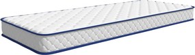 vidaXL Στρώμα με Αφρό Μνήμης Λευκό 80x200x17 εκ. μαλακό