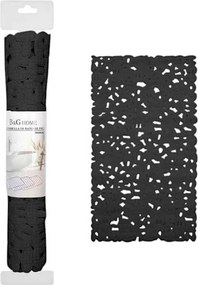 Αντιολισθητικό πατάκι μπάνιου - 6C - 36x66cm - Black - 21073