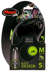 Λουρί Σκύλου Flexi BLACK DESIGN 5 m Μέγεθος S Πράσινο