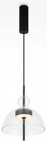 Κρεμαστό Φωτιστικό Οροφής LED 12W Γυαλί 32cm Bangkok Maytoni MOD185PL-L6B3K1 Διάφανο
