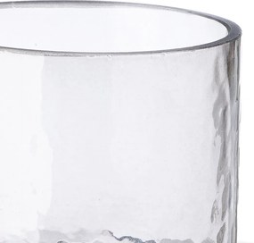 Βάζο 'Levels' Γυαλί Γκρι 11.5x13.5x28.5cm