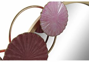 Τοίχο καθρέφτη DKD Home Decor Λευκό Ροζ Χρυσό Σύγχρονη Κύκλους 116 x 8 x 71 cm