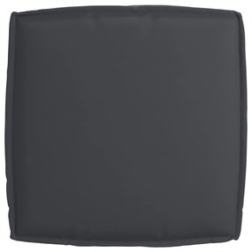 vidaXL Μαξιλάρι Παλέτας για Καθιστικό Μαύρο 60x60x12 cm Άνιθος Ύφασμα