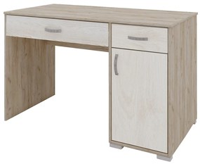 Γραφείο ArteLibre LIMPET Μοριοσανίδα Raw Endgrain Oak/Light Artwood 90x50x75cm