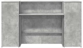 vidaXL Γραφείο υποδοχής 180x50x103,5 εκ. Επεξεργασμένο Ξύλο
