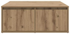 vidaXL Τραπεζάκι σαλονιού with Drawer artisan δρυς 80 x 80 x 31 cm