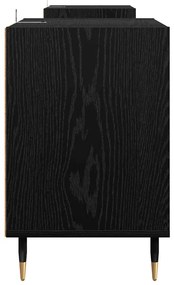 vidaXL Ντουλάπι TV Μαύρη Οξυά 160 x 35 x 55 εκ. Επεξεργασμένο ξύλο