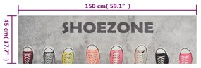 ΧΑΛΙ ΚΟΥΖΙΝΑΣ ΠΛΕΝΟΜΕΝΟ ΕΠΙΓΡΑΦΗ SHOEZONE 45X150 ΕΚ. ΒΕΛΟΥΔΙΝΟ 136561