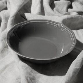 ESTIA ΣΑΛΑΤΙΕΡΑ ATHÉNÉE ΠΟΡΣΕΛΑΝΙΝΗ ΑΝΑΓΛΥΦΗ 23cm GREY