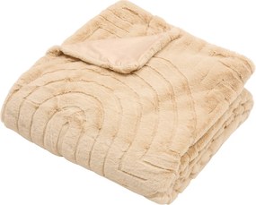 Κουβέρτα Γούνινη Ημίδιπλη (180x230) A-S Arka Beige 212413A