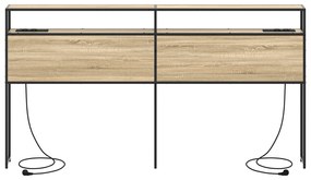 vidaXL Κεφαλάρι Αποθήκης Sonoma Oak 180 εκ. Επεξεργασμένο ξύλο