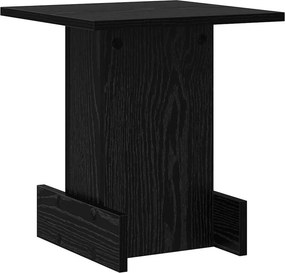 vidaXL End Table Μαύρη Οξυά 35,5 x 35 x 40 εκ Επεξεργασμένο ξύλο