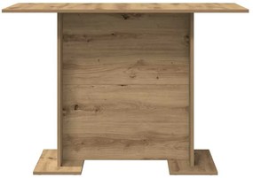 vidaXL Τραπεζαρία artisan δρυς 110 x 60 x 75 cm Επεξεργασμένο ξύλο