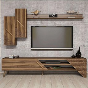 Σύνθεση Τηλεόρασης Beril 845HCT3002 180x37x40cm Walnut