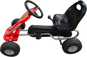 vidaXL Go Kart με Πετάλια Κόκκινο
