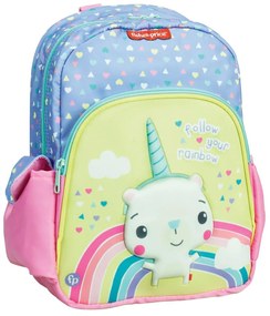Σχολική Τσάντα Νηπιαγωγείου (25x15x30) Fisher Price Unicorn 349-38053