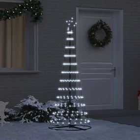 vidaXL LED Χριστουγεννιάτικο Δέντρο Ψυχρό λευκό 138.5 x 138.5 x 399 εκ