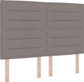 vidaXL Κεφαλάρι Taupe 144 cm ύφασμα