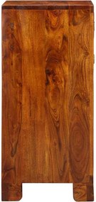 vidaXL Φλοράλ Τραπέζι Τέλους με συρτάρι Καφέ 40 x 35 x 75 εκ
