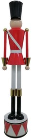 Διακοσμητικός Μολυβένιος Στρατιώτης 030476 22x17x94cm Multi