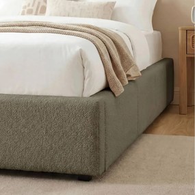 ΚΡΕΒΆΤΙΑ LUNA STORAGE BED 160 X 200 CM KHAKI GREEN ATMOSPHE