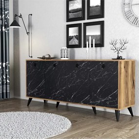 Stewehome μοντέρνα κονσόλα σαλονιού 180x45x80 cm