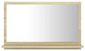 Καθρέφτης Μπάνιου Sonoma Δρυς 60 x 10,5 x 37 εκ. Μοριοσανίδα - Καφέ