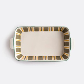 Πυρίμαχο ταψί από εμαγιέ κεραμικό με σχέδια, Baldia