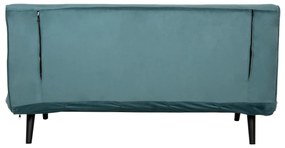 Καναπές - Κρεβάτι Asma 2θέσιος Βελούδο Μέντα 140x80x77Y εκ. 140x80x77 εκ.