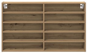 vidaXL Βιτρίνα Καμπίνας Artisan Oak 100x15x58 εκ. Επεξεργασμένο ξύλο