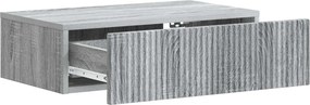 vidaXL Τραπεζάκι Τοίχου 59 x 34,5 x 17 εκ. Επεξεργασμένο Ξύλο