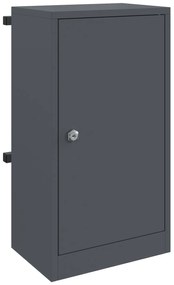 vidaXL γραμματοκιβώτιο Ανθρακί 30 x 23 x 55 εκ. Ατσάλι