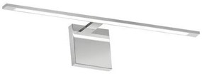 Απλίκα Φωτιστικό Μπάνιου LED 16W Νίκελ IP44 3CCT 78cm Arte Illumina Zenglow 144-80529 Eurolamp-144-80529-Νίκελ Ματ 144-80529
