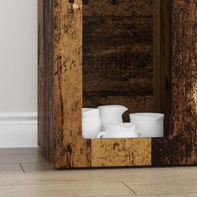 vidaXL Πλαϊνό γραφείο ELST Παλιό ξύλο 59 x 35 x 100,5 εκ
