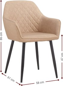 Καρέκλα Laurie-Kafe