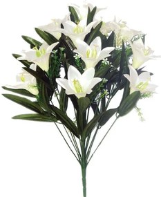 MarHome ΜΠΟΥΚΕΤΟ ΕΚΡΟΥ ΛΙΛΙΟΥΜ X18 Υ52cm 12/60ΚΙΒ  00-1339